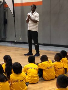 A.C. Green and the Lakers give shoes