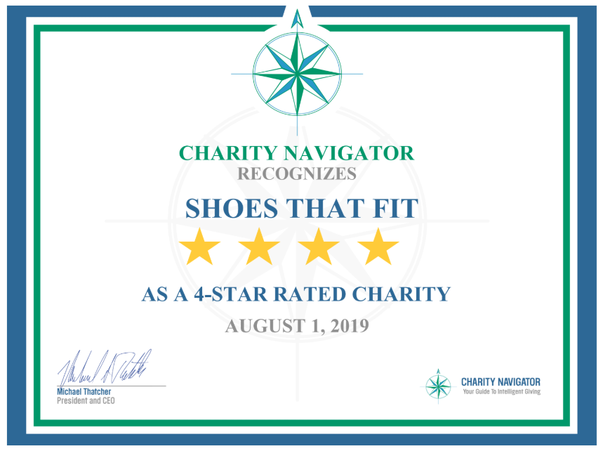4 Stars from Charity Navigator (for the 5th time!)