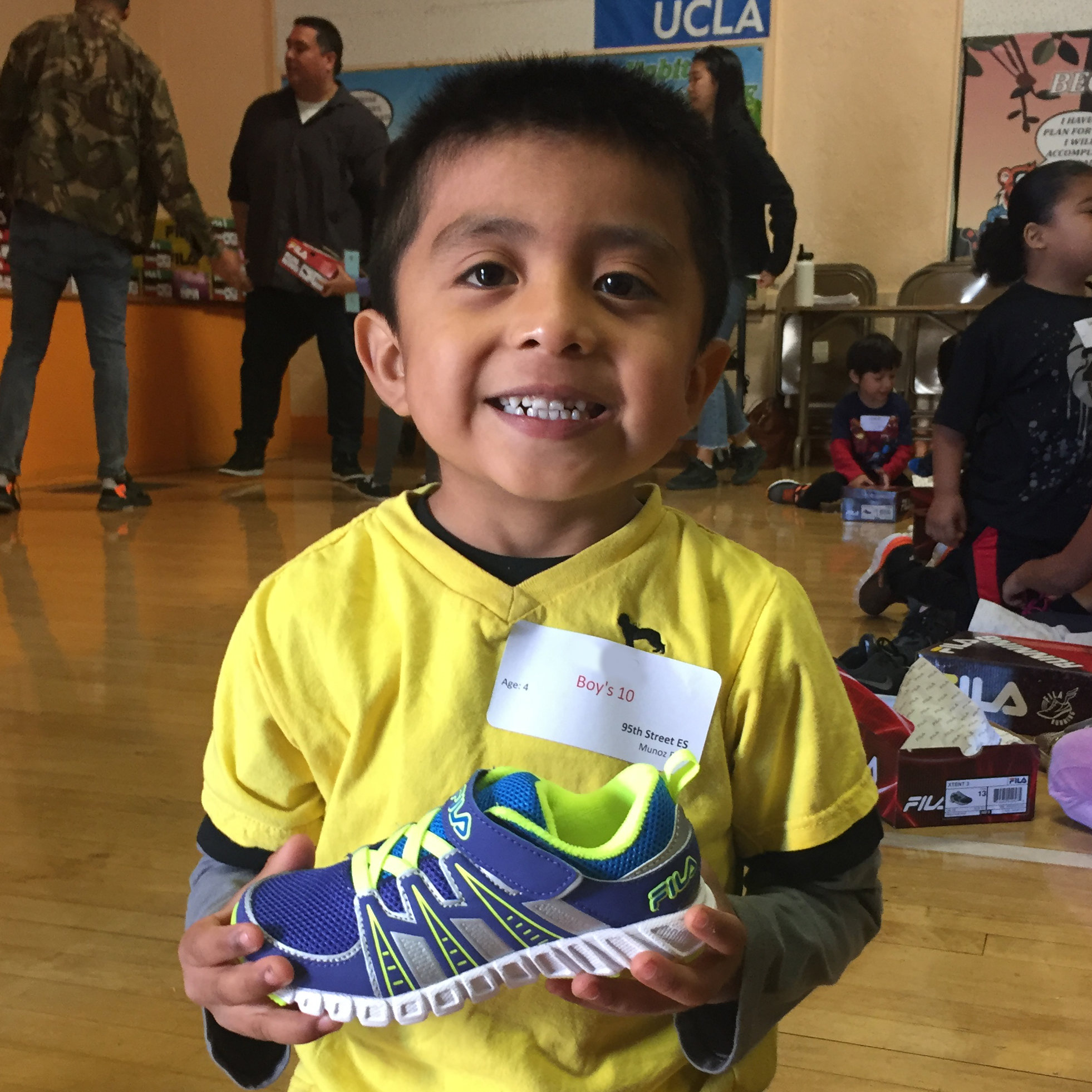 Dan and friends raise funds for shoes