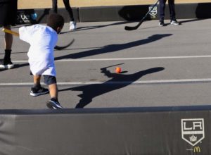 the kids love hockey