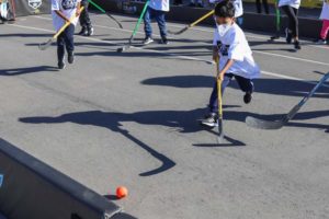 first time playing hockey