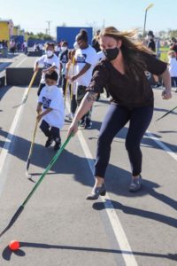 the principal plays hockey too