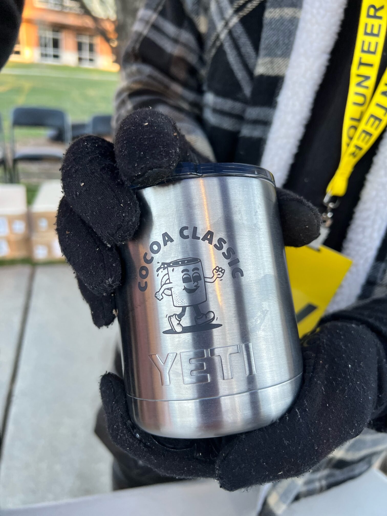 Each runner received a Cocoa Classic Yeti mug