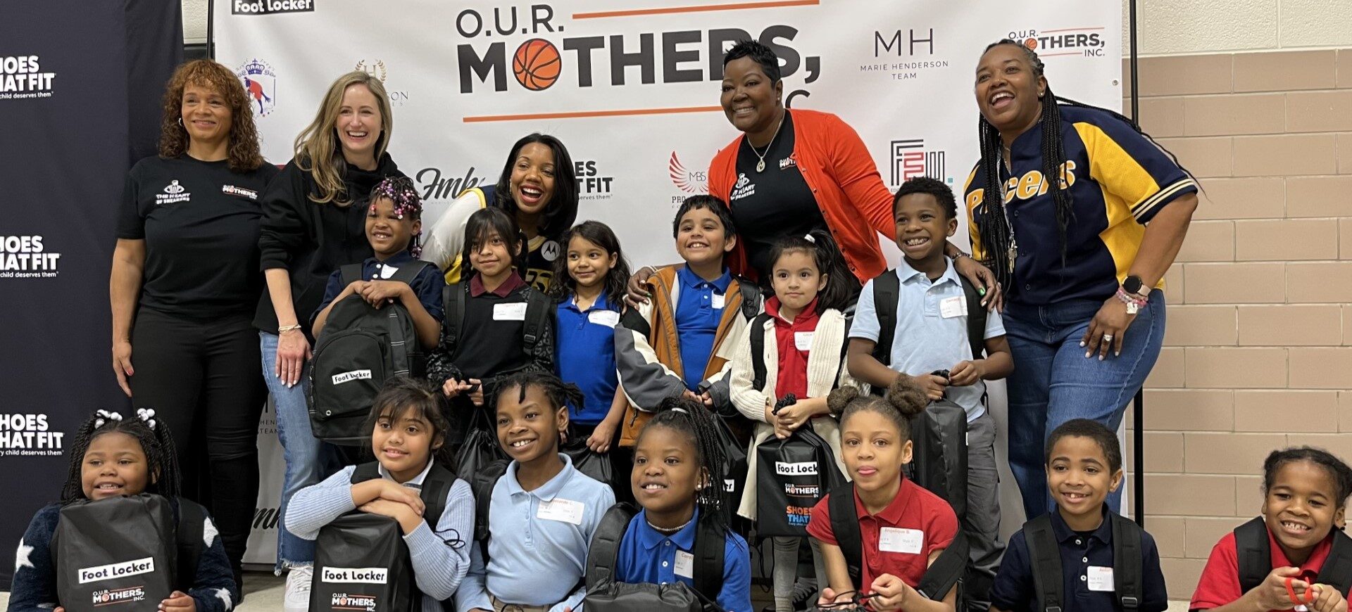 NBA Moms and Foot Locker Give Back in Indy