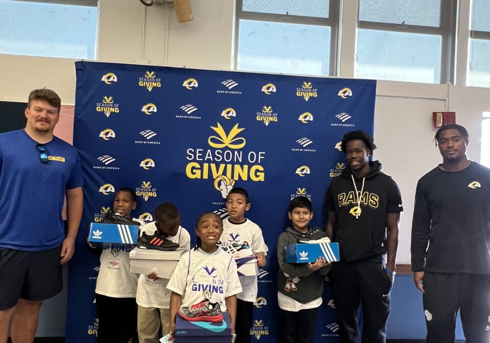 Rams giving Shoesday