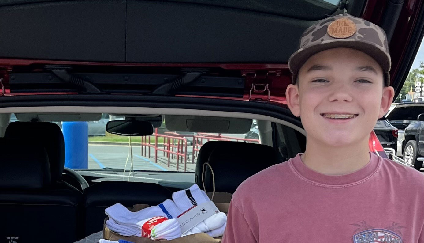 Big Heart, Big Impact: Tyler’s Sock Drive Gives Back